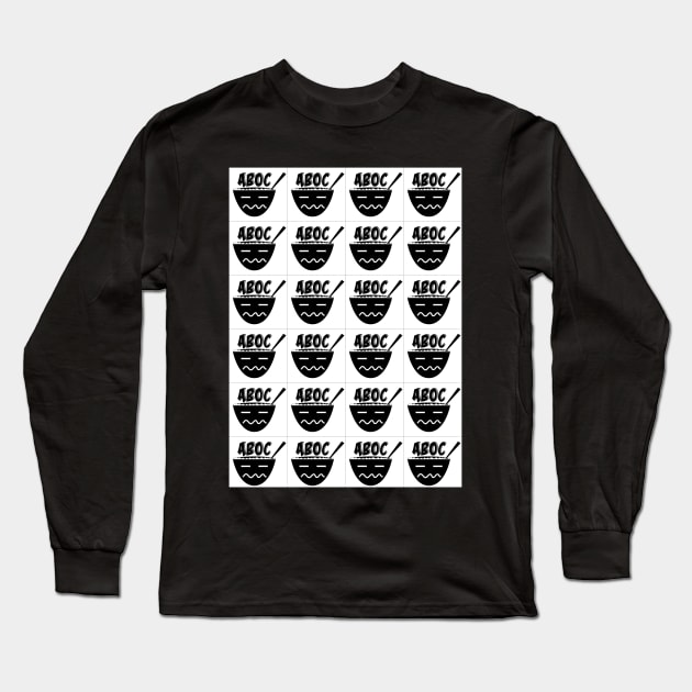 Angry Bowl Of Cereal Long Sleeve T-Shirt by JahnaniArt